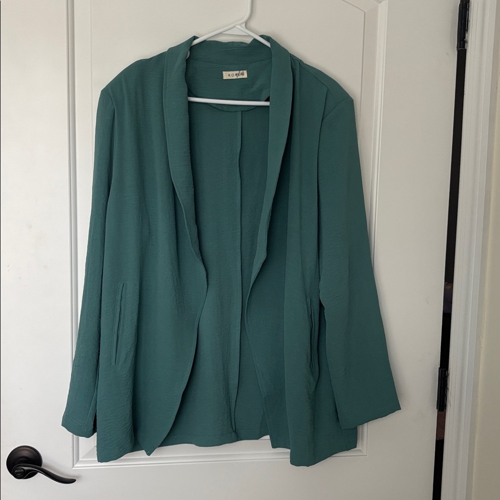 Kori Blazer 1X Style PQ5032 Lightweight Open Front